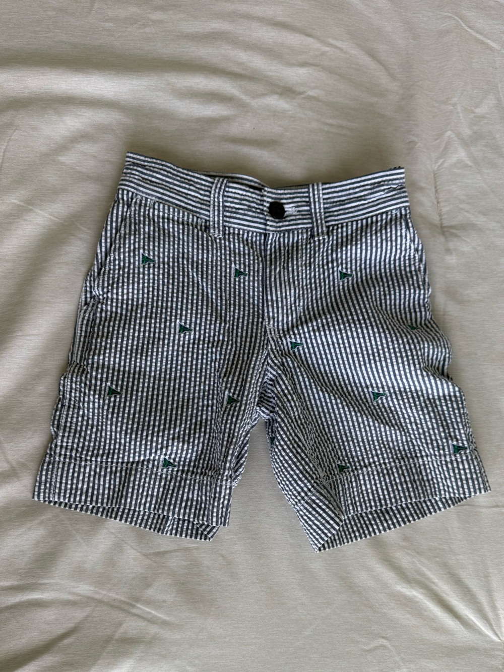 Polo Ralph Lauren Striped Kids Boys Shorts with Green Accent Size 3T
